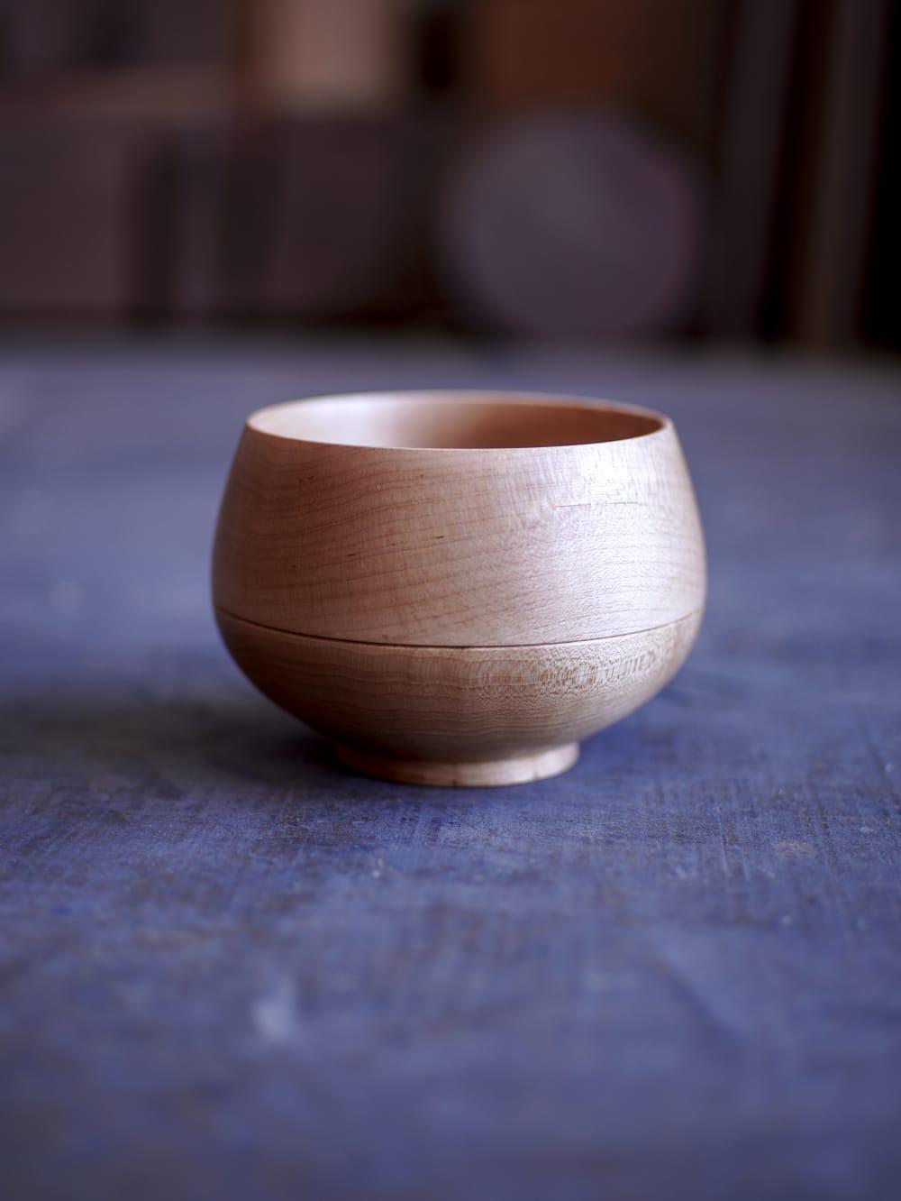 Vasija en maple duro